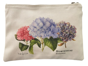 Pouch "Hydrangeas" big size