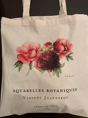 Totebag "multi peonies"