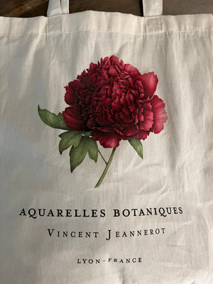 Totebag - Purle peony
