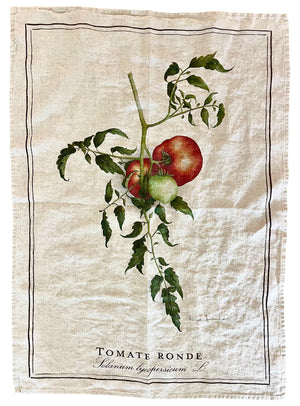 Linen tea towel "Tomate ronde"
