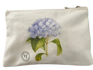 Pouch "Blue hydrangea"