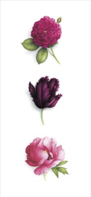 Triptych of 3 flowers