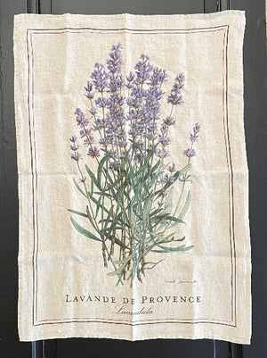 Linen tea towels "Lavande de Provence"