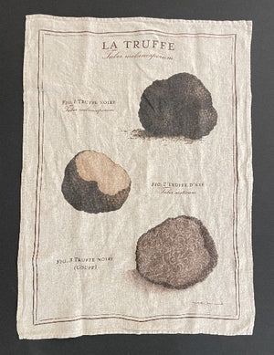 Linen tea towel "Truffle"