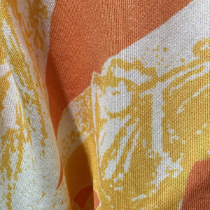 Châle wool and silk - Eucalyptus orange